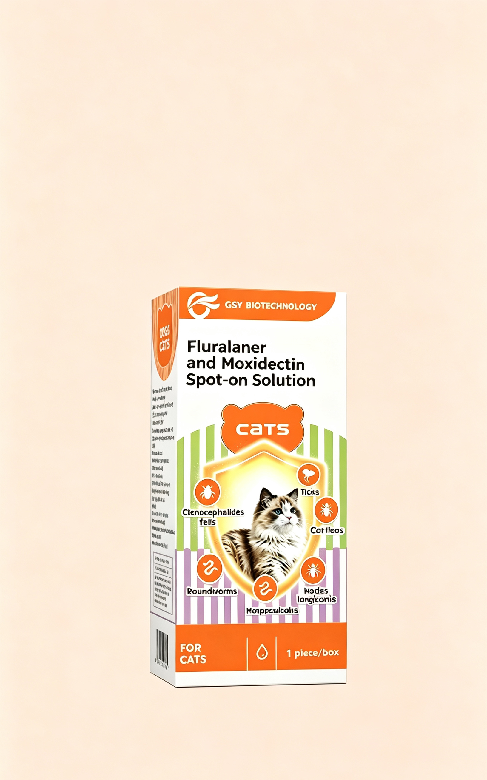 Fluralaner and Moxidectin Spot‑on Solution